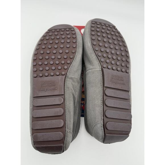 Dluxe by Dearfoams Men's Nelson Genuine Shearling Moccasin Slippers Size 11 NWT - Picture 6 of 6
